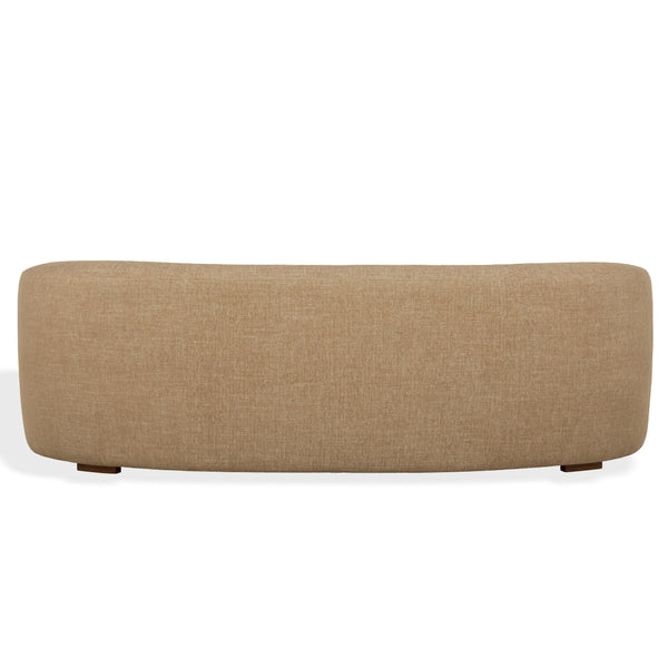 Kellibriana Plush Chenille Sofa With Solid Wood Frame, Deep Seating, Supportive Foam Comfort