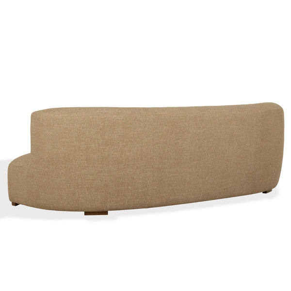 Kellibriana Plush Chenille Sofa With Solid Wood Frame, Deep Seating, Supportive Foam Comfort