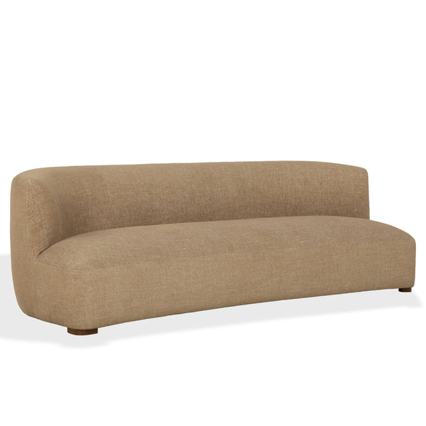 Kellibriana Plush Chenille Sofa With Solid Wood Frame, Deep Seating, Supportive Foam Comfort
