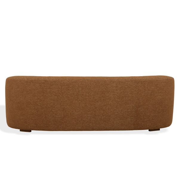 Kellibriana Plush Chenille Sofa With Solid Wood Frame, Deep Seating, Supportive Foam Comfort