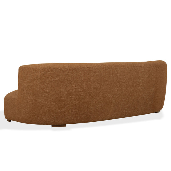 Kellibriana Plush Chenille Sofa With Solid Wood Frame, Deep Seating, Supportive Foam Comfort