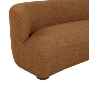 Kellibriana Plush Chenille Sofa With Solid Wood Frame, Deep Seating, Supportive Foam Comfort