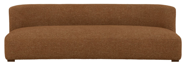 Kellibriana Plush Chenille Sofa With Solid Wood Frame, Deep Seating, Supportive Foam Comfort