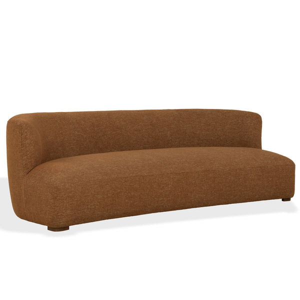 Kellibriana Plush Chenille Sofa With Solid Wood Frame, Deep Seating, Supportive Foam Comfort