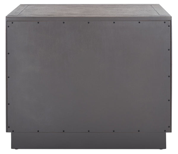 Safavieh STEVE 2-Drawer Wood Nightstand - Elegant Storage Solution with Timeless Design for Any Bedroom Decor Light Brown SFV7700B