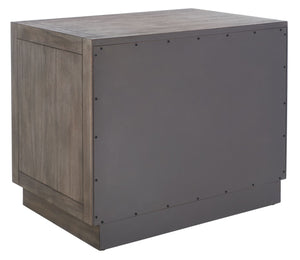 Safavieh STEVE 2-Drawer Wood Nightstand - Elegant Storage Solution with Timeless Design for Any Bedroom Decor Light Brown SFV7700B