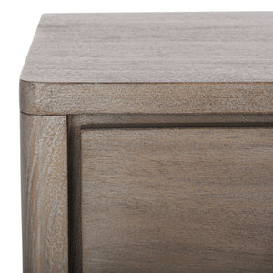 Safavieh ROSEY 3-Drawer Wood Nightstand - Stylish Storage Solution for Modern and Traditional Bedrooms Light Brown SFV7701B