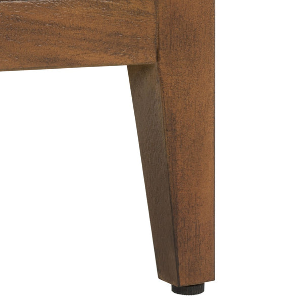 Safavieh ARIELLA Wood Nightstand with 1 Drawer - Contemporary Design for Stylish Bedroom Storage & Decor Brown SFV7702A