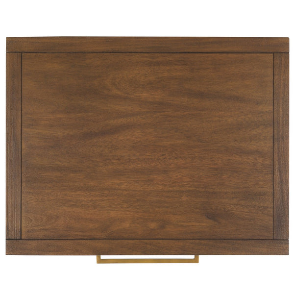 Safavieh ARIELLA Wood Nightstand with 1 Drawer - Contemporary Design for Stylish Bedroom Storage & Decor Brown SFV7702A