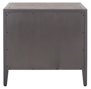 Safavieh ARIELLA Wood Nightstand with 1 Drawer - Contemporary Design for Stylish Bedroom Storage & Decor Light Brown SFV7702B