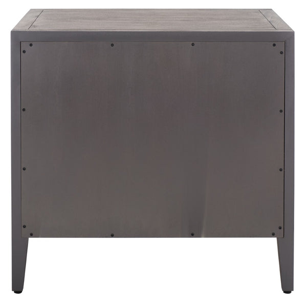 Safavieh ARIELLA Wood Nightstand with 1 Drawer - Contemporary Design for Stylish Bedroom Storage & Decor Light Brown SFV7702B
