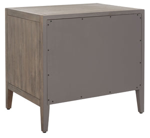 Safavieh ARIELLA 3-Drawer Wood Nightstand – Modern Storage Solution with Elegant Design for Any Space Light Brown SFV7703B