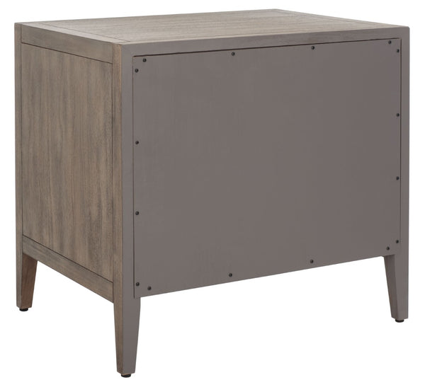 Safavieh ARIELLA 3-Drawer Wood Nightstand – Modern Storage Solution with Elegant Design for Any Space Light Brown SFV7703B
