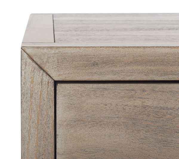 Safavieh ARIELLA 3-Drawer Wood Nightstand – Modern Storage Solution with Elegant Design for Any Space Light Brown SFV7703B