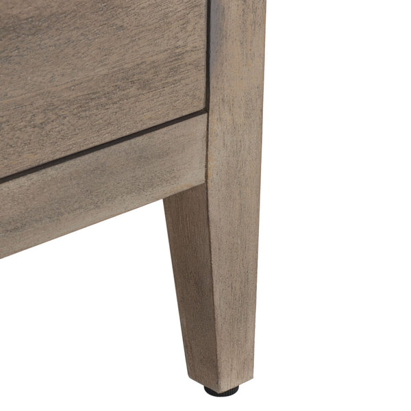 Safavieh ARIELLA 3-Drawer Wood Nightstand – Modern Storage Solution with Elegant Design for Any Space Light Brown SFV7703B