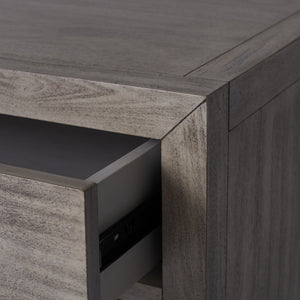 Safavieh ARIELLA 3-Drawer Wood Nightstand – Modern Storage Solution with Elegant Design for Any Space Light Grey SFV7703C