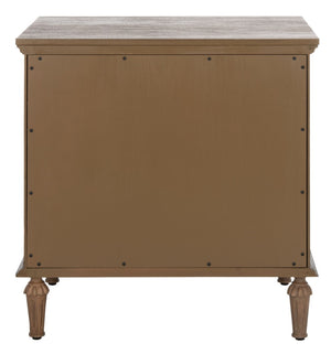 Safavieh LISABET 1 Drawer Nightstand - Stylish Wood & Metal Accent Table for Modern & Transitional Bedrooms SFV7704A