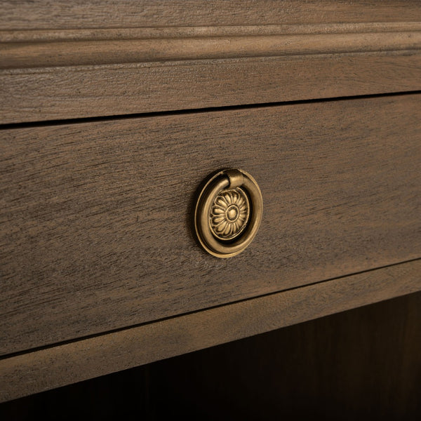 Safavieh LISABET 1 Drawer Nightstand - Stylish Wood & Metal Accent Table for Modern & Transitional Bedrooms SFV7704A