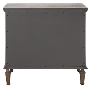 Safavieh LISABET 3-Drawer Wood Nightstand - Timeless Design with Spacious Storage for Modern Bedrooms Light Brown SFV7705B
