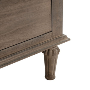 Safavieh LISABET 3-Drawer Wood Nightstand - Timeless Design with Spacious Storage for Modern Bedrooms Light Brown SFV7705B