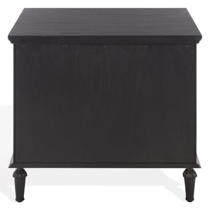 Lisabet 3-Drawer Nightstand With Mixed-Material Design, Smooth-Glide Drawers & Sturdy Bedside Storage
