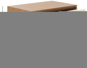 Safavieh Edalina 2 Drawer Nightstand - Elegant Mahogany & Veneer Design In Natural & White Finish For Bedrooms Natural ,White Wood Sfv7710a