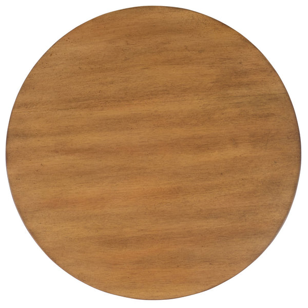 Safavieh Daiya Round Wood Nightstand With 1 Drawer – Timeless Mahogany Design For Cozy Bedroom Ambiance Natural Wood Sfv7711a