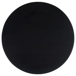 Safavieh Daiya Round Wood Nightstand With 1 Drawer – Timeless Mahogany Design For Cozy Bedroom Ambiance Black Wood Sfv7711b