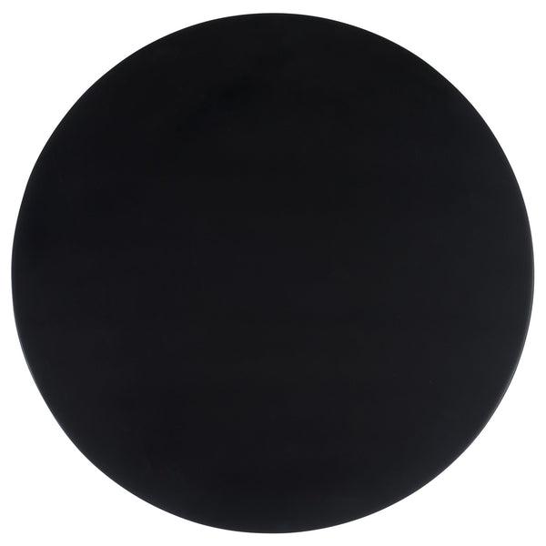 Safavieh Daiya Round Wood Nightstand With 1 Drawer – Timeless Mahogany Design For Cozy Bedroom Ambiance Black Wood Sfv7711b