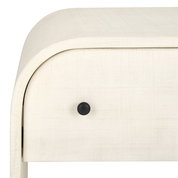 Safavieh Jaqualina Elegant 1 Drawer Wood Nightstand In Classic White - Timeless Bedroom Storage Solution White Wood Sfv7712a