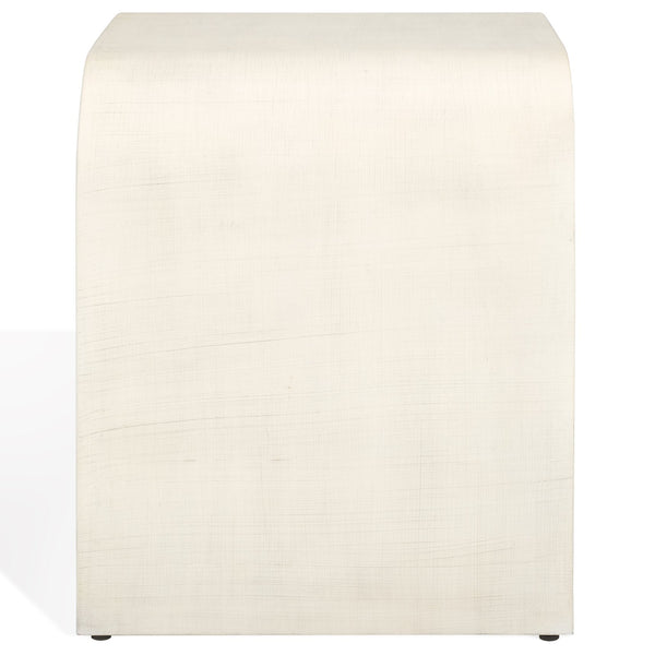 Safavieh Jaqualina Elegant 1 Drawer Wood Nightstand In Classic White - Timeless Bedroom Storage Solution White Wood Sfv7712a