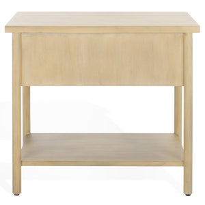 Safavieh Fayletta Elegant Mahogany Wood Nightstand With Ample Storage For A Stylish Bedroom Upgrade Natural Wood Sfv7714a