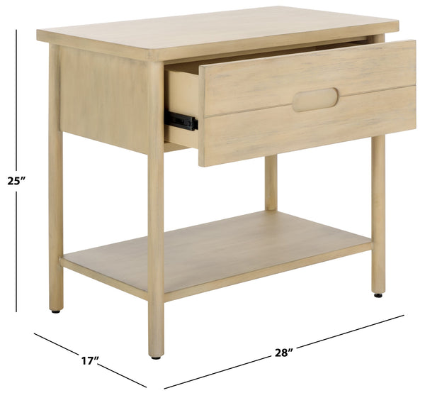 Safavieh Fayletta Elegant Mahogany Wood Nightstand With Ample Storage For A Stylish Bedroom Upgrade Natural Wood Sfv7714a