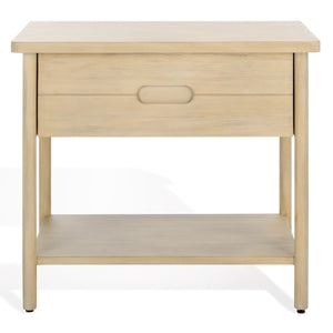 Safavieh Fayletta Elegant Mahogany Wood Nightstand With Ample Storage For A Stylish Bedroom Upgrade Natural Wood Sfv7714a