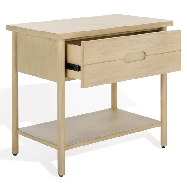 Safavieh Fayletta Elegant Mahogany Wood Nightstand With Ample Storage For A Stylish Bedroom Upgrade Natural Wood Sfv7714a