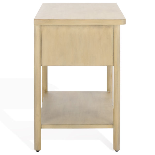 Safavieh Fayletta Elegant Mahogany Wood Nightstand With Ample Storage For A Stylish Bedroom Upgrade Natural Wood Sfv7714a