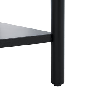 Safavieh Fayletta Elegant Mahogany Wood Nightstand With Ample Storage For A Stylish Bedroom Upgrade Black Wood Sfv7714b