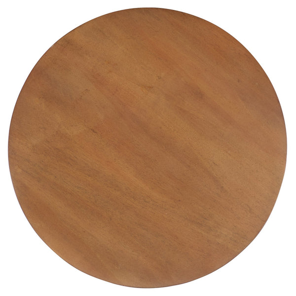 Safavieh Bary Round Wood Accent Table - Elegant Mahogany Design For Stylish Home Decor And Versatile Use Natural Wood Sfv7715a