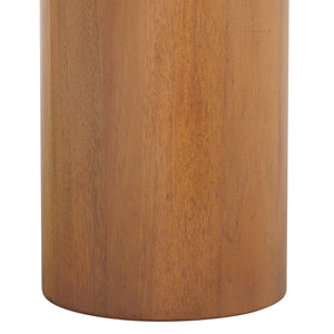 Safavieh Bary Round Wood Coffee Table - Elegant Mahogany Design With Unique Three-leg Style For Living Rooms Natural Wood Sfv7716a