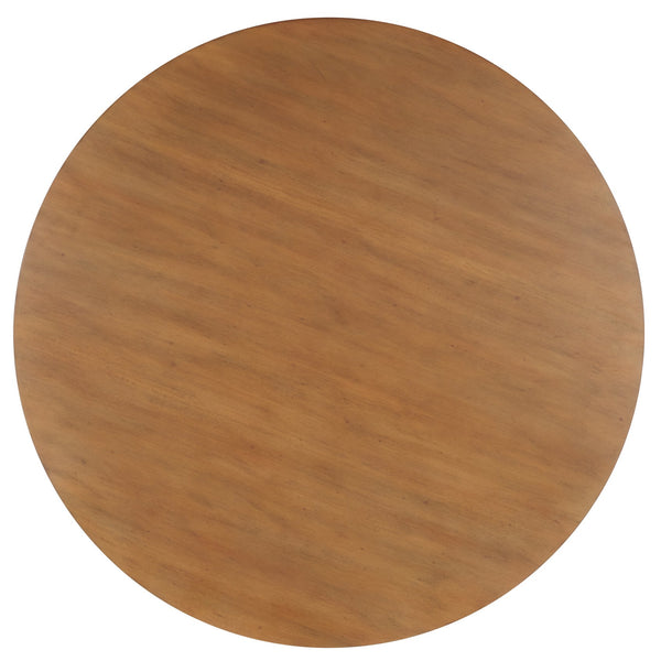 Safavieh Bary Round Wood Coffee Table - Elegant Mahogany Design With Unique Three-leg Style For Living Rooms Natural Wood Sfv7716a