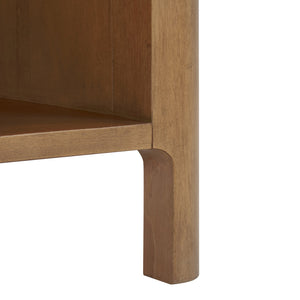 Safavieh Abbiava Elegant Wood Nightstand With Drawer – Stylish Mahogany Design For Timeless Bedroom Charm Natural Wood Sfv7717a