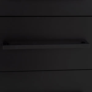 Safavieh Abbiava 3-drawer Wood Nightstand - Elegant Mahogany Design With Ample Storage For Rustic Charm Black Wood Sfv7718b