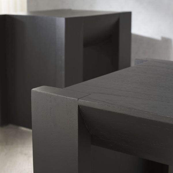 Safavieh Jessandria Wood Coffee Table - Rustic Charm And Timeless Elegance For Your Living Space Decor Black Wood Sfv7720b