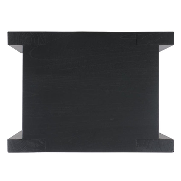 Safavieh JESSANDRIA Wood Accent Table – Elevate Your Space with Stylish Mindi Wood Design and Versatile Appeal Black SFV7719B