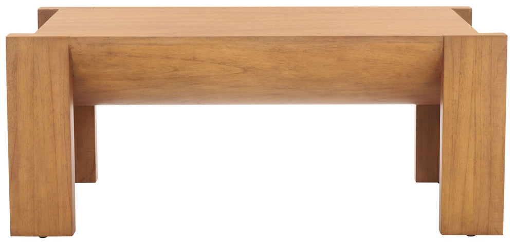 Safavieh Jessandria Wood Coffee Table - Rustic Charm And Timeless Elegance For Your Living Space Decor Natural Wood Sfv7720a