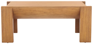 Safavieh Jessandria Wood Coffee Table - Rustic Charm And Timeless Elegance For Your Living Space Decor Natural Wood Sfv7720a