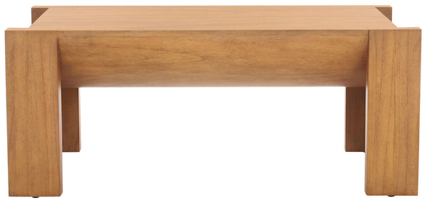 Safavieh Jessandria Wood Coffee Table - Rustic Charm And Timeless Elegance For Your Living Space Decor Natural Wood Sfv7720a