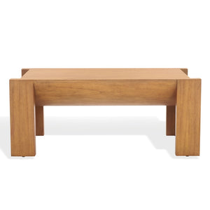 Safavieh Jessandria Wood Coffee Table - Rustic Charm And Timeless Elegance For Your Living Space Decor Natural Wood Sfv7720a