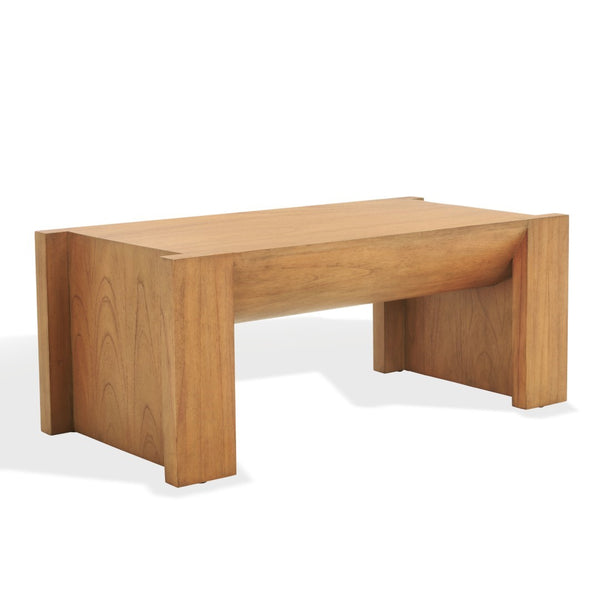Safavieh Jessandria Wood Coffee Table - Rustic Charm And Timeless Elegance For Your Living Space Decor Natural Wood Sfv7720a
