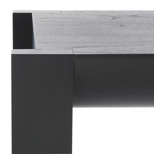 Safavieh Jessandria Wood Coffee Table - Rustic Charm And Timeless Elegance For Your Living Space Decor Black Wood Sfv7720b